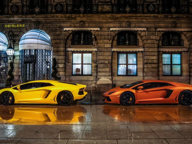 auto, lamborghini, aventador