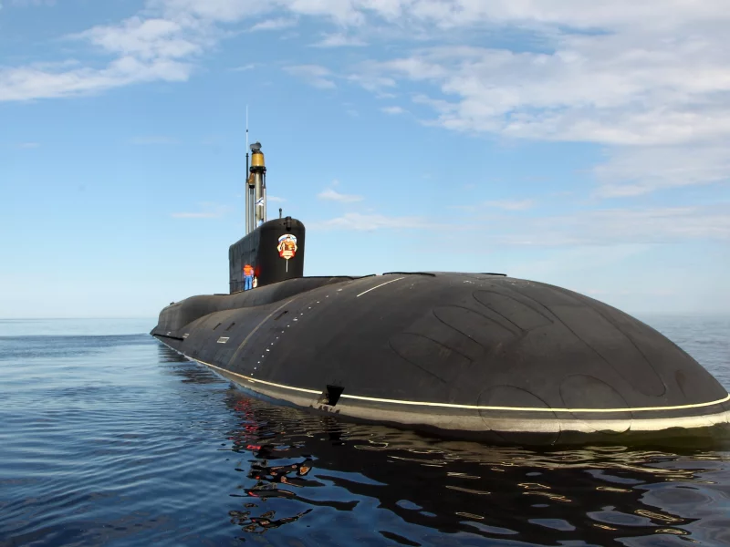 море, штиль, подлодка