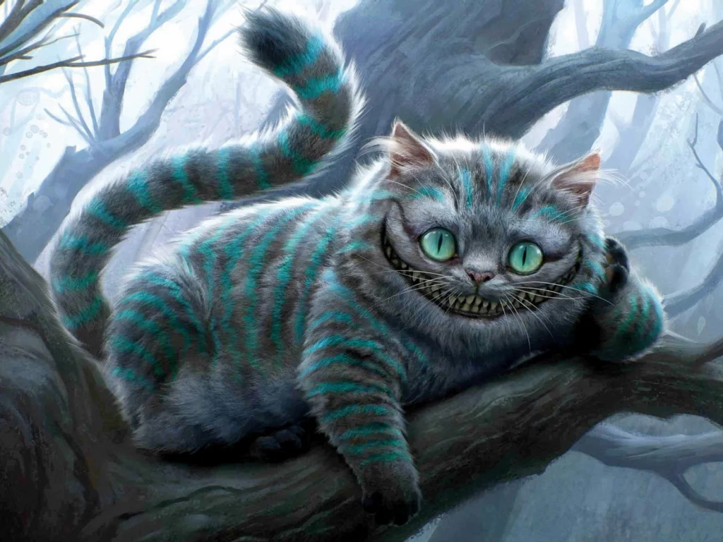чеширский кот, улыбка