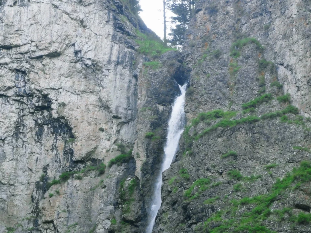 скалы, горная река