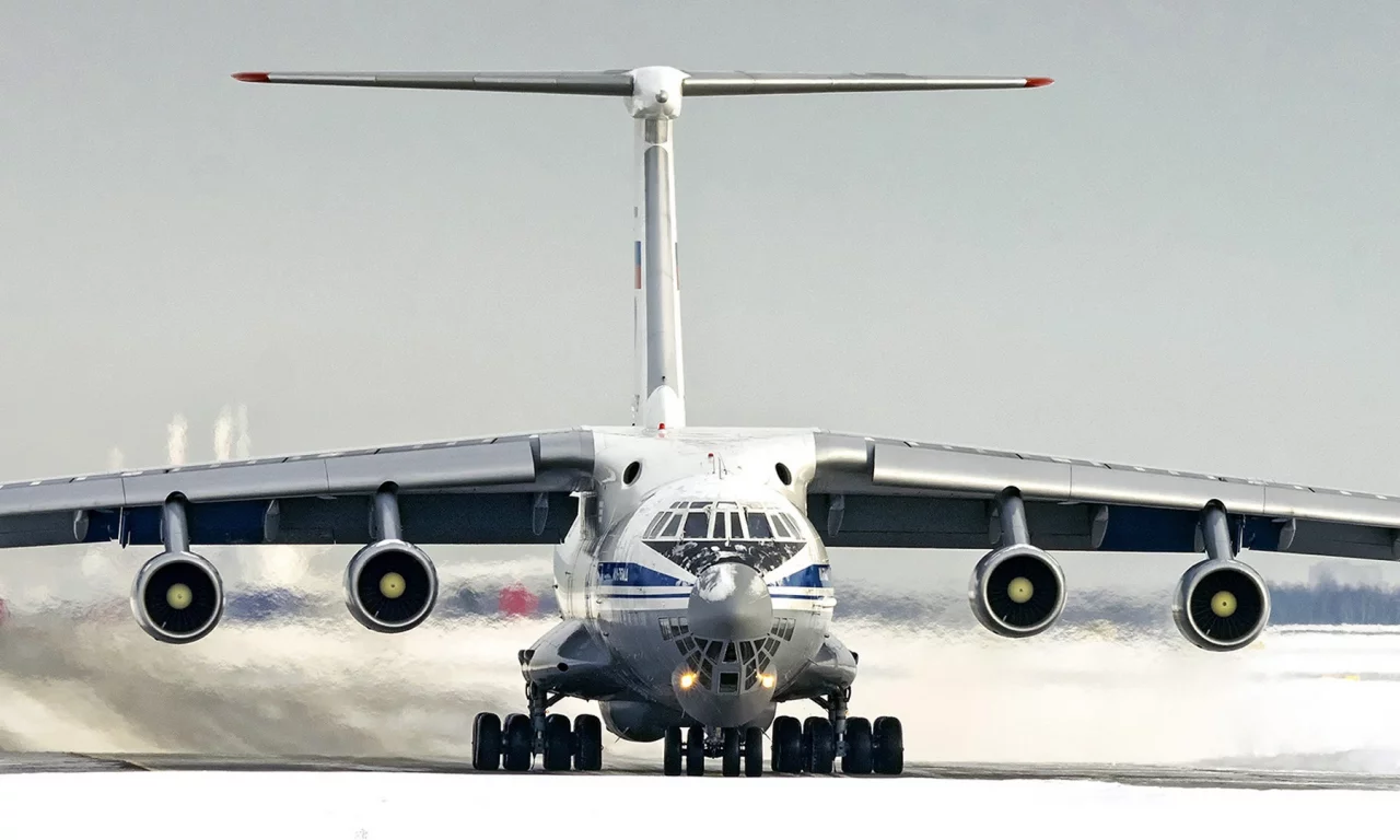 ил76мд, транспорт, самолёт