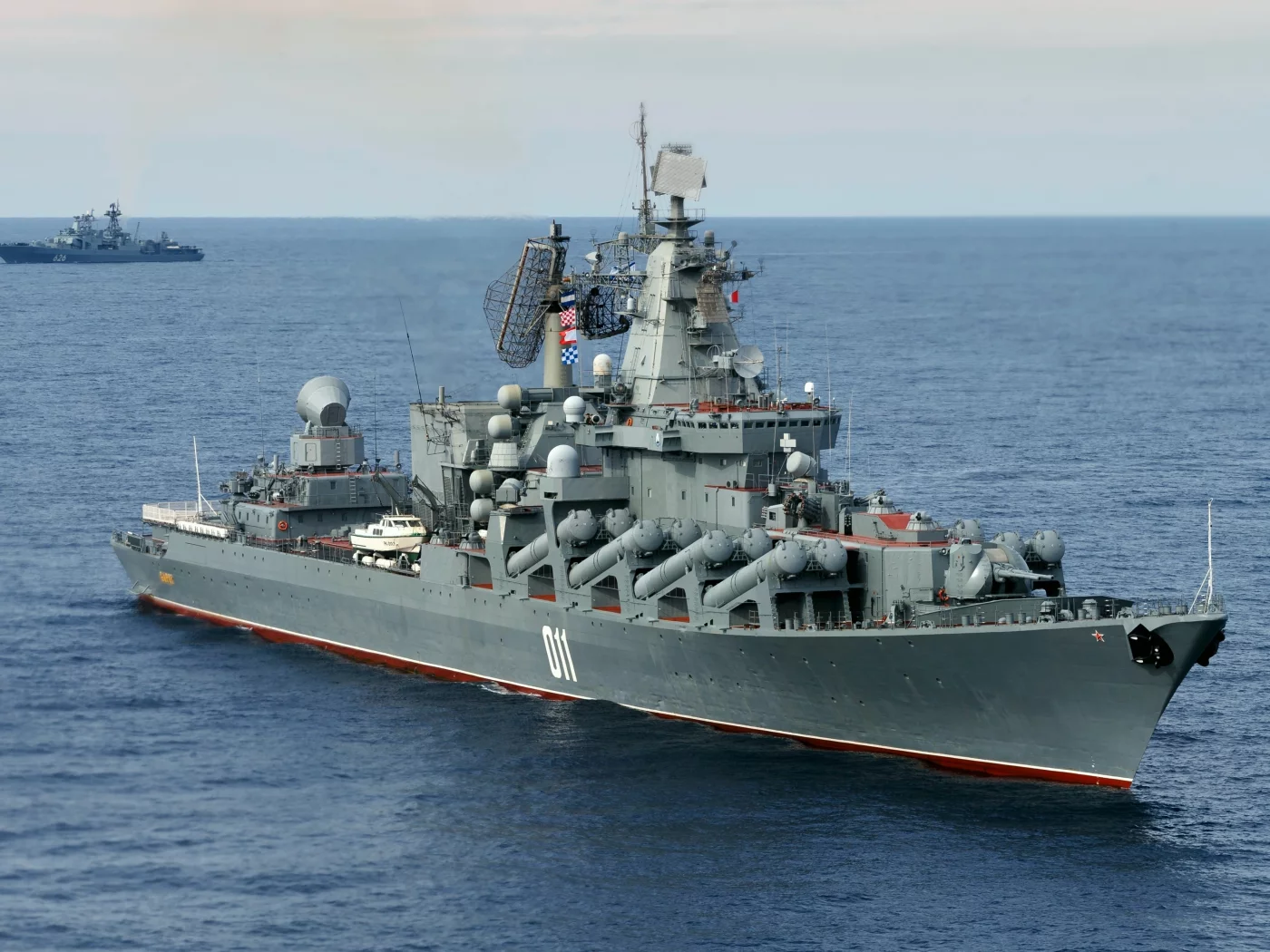 ракетный, крейсер, варяг, средиземное, море, проект 1164