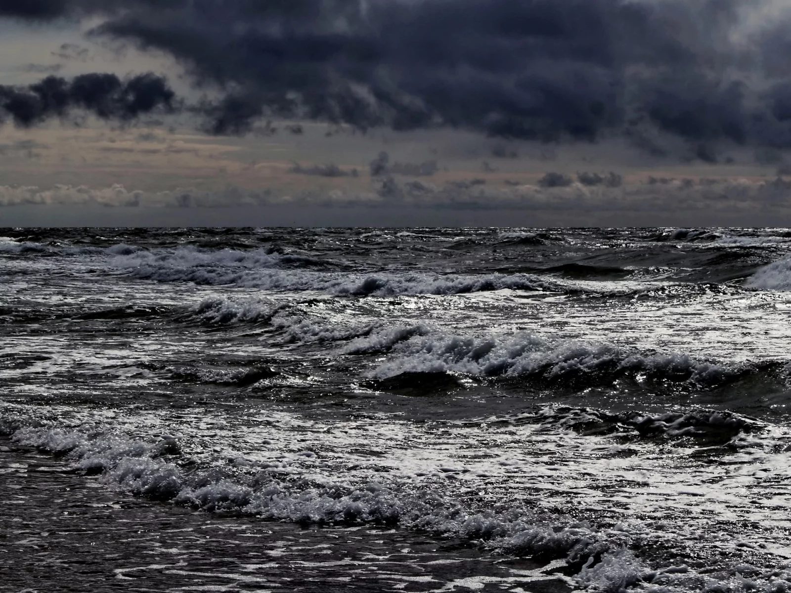 море, шторм, волны