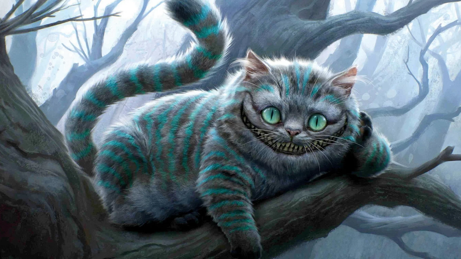 чеширский кот, улыбка