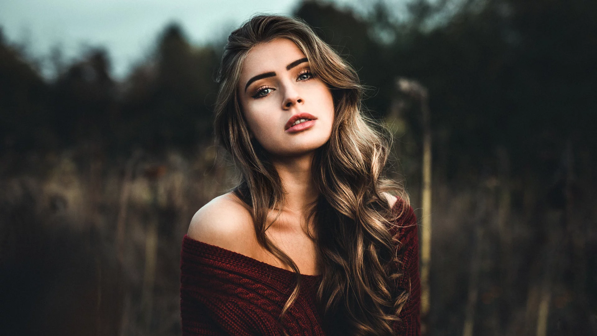 девушка, модель, милая, красивая, симпатичная, взгляд