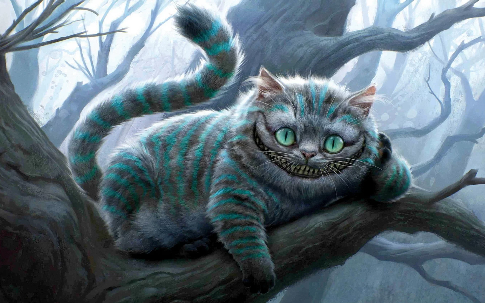 чеширский кот, улыбка