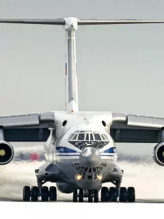 ил76мд, транспорт, самолёт