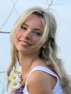 девушка, взгляд красивая