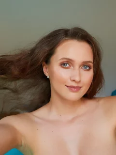 девушка, взгляд красивая