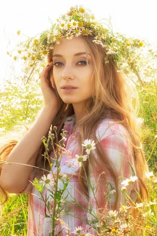 девушка, модель, милая, красивая, симпатичная, взгляд