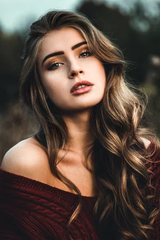 девушка, модель, милая, красивая, симпатичная, взгляд