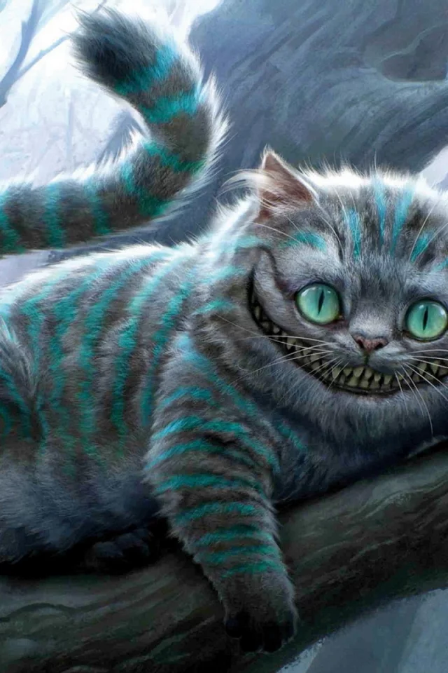 чеширский кот, улыбка