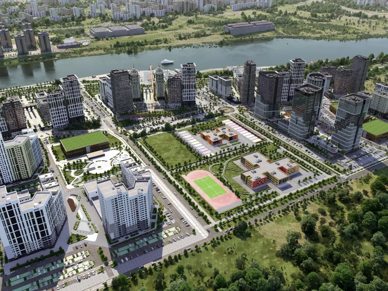 тюмень, набережная, жилой комплекс