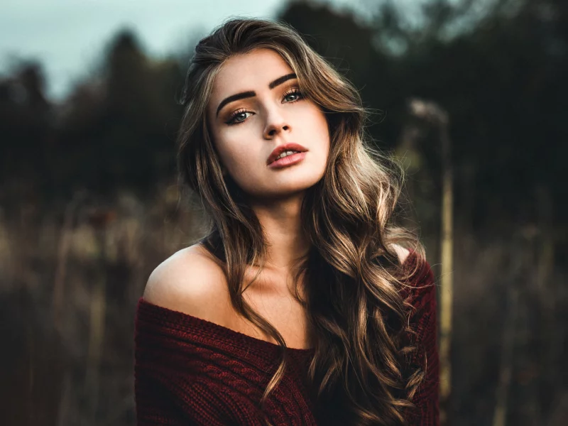 девушка, модель, милая, красивая, симпатичная, взгляд