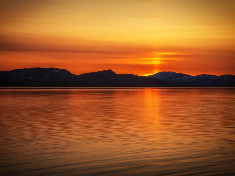 рассвет, море, берег