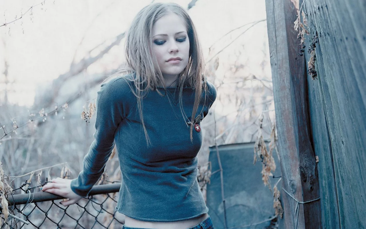 девушка, avril lavigne