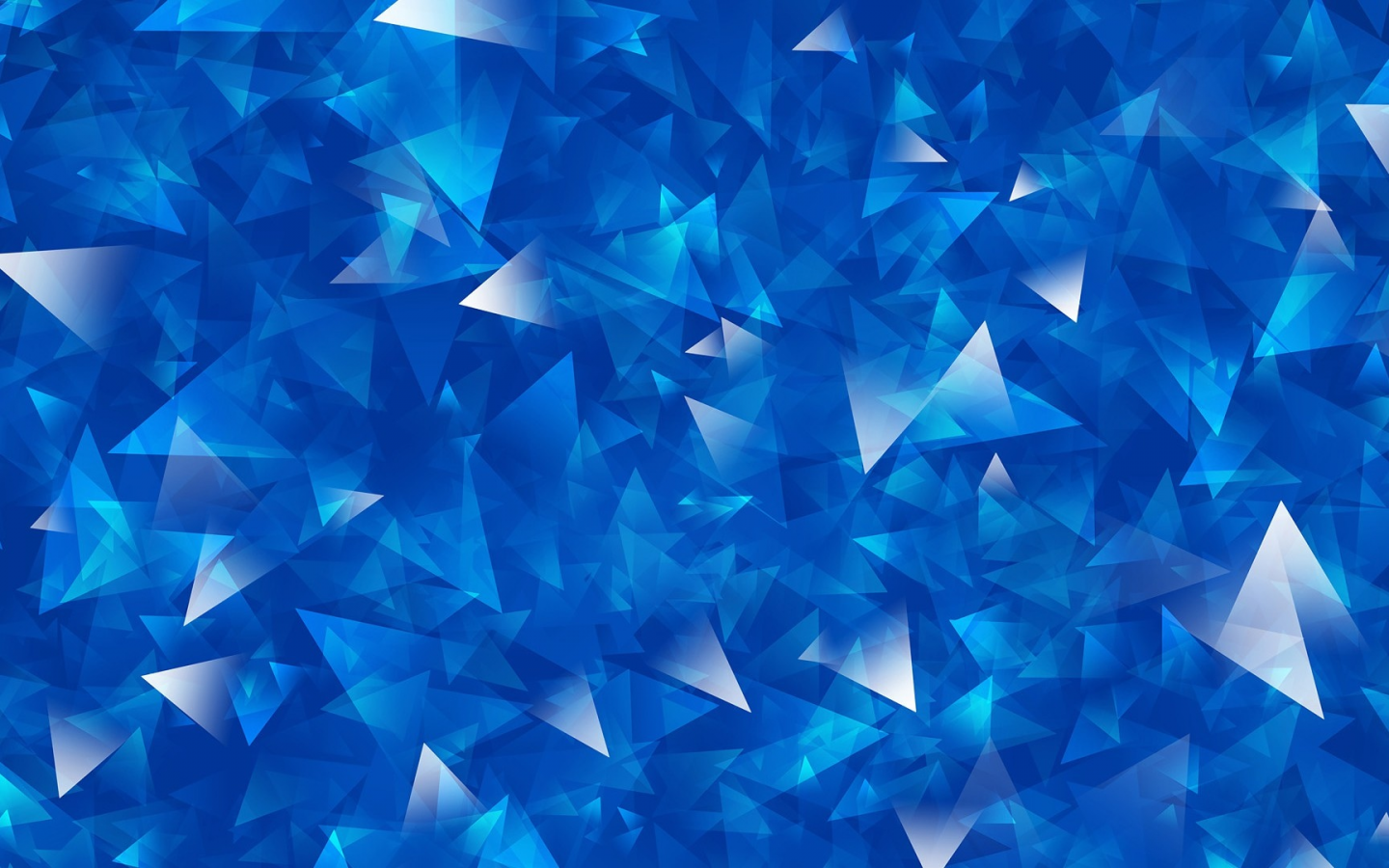 triangles, blue