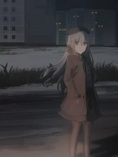 девушка, аниме