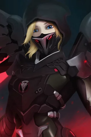 overwatch, девушка