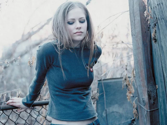 девушка, avril lavigne