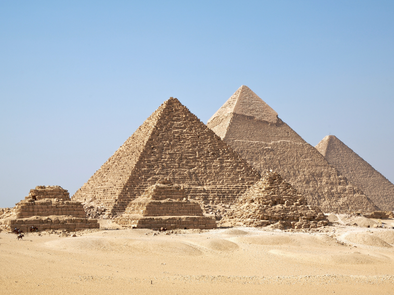 гиза, египет, пирамиды