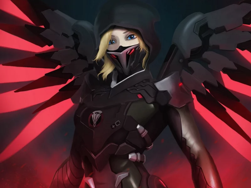 overwatch, девушка