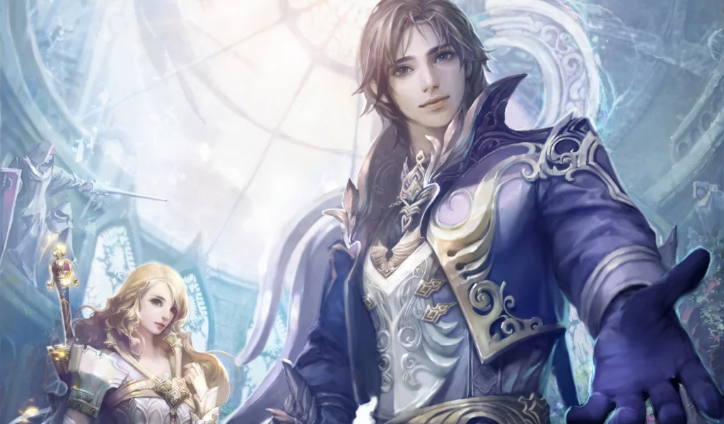 aion the tower of eternity, девушка, парень