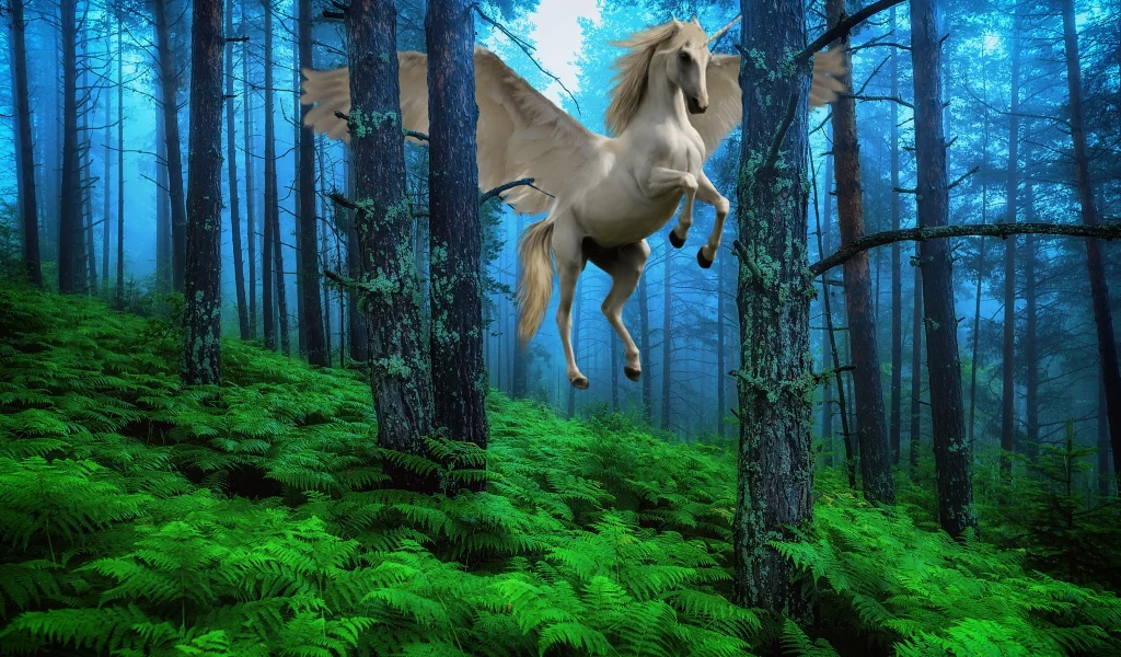 пегас, лес