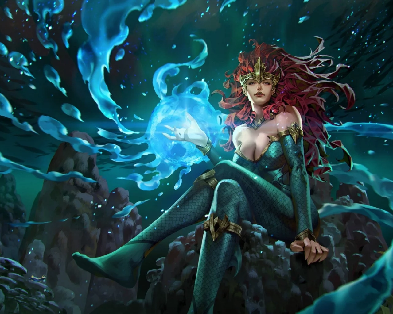 legend of the cryptids, под водой, девушка