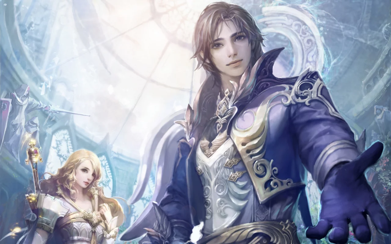 aion the tower of eternity, девушка, парень