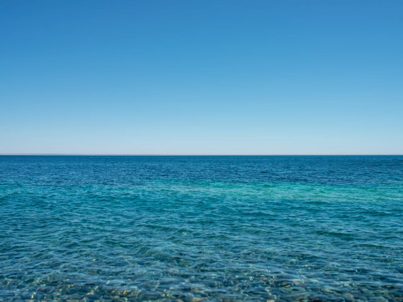 море, горизонт