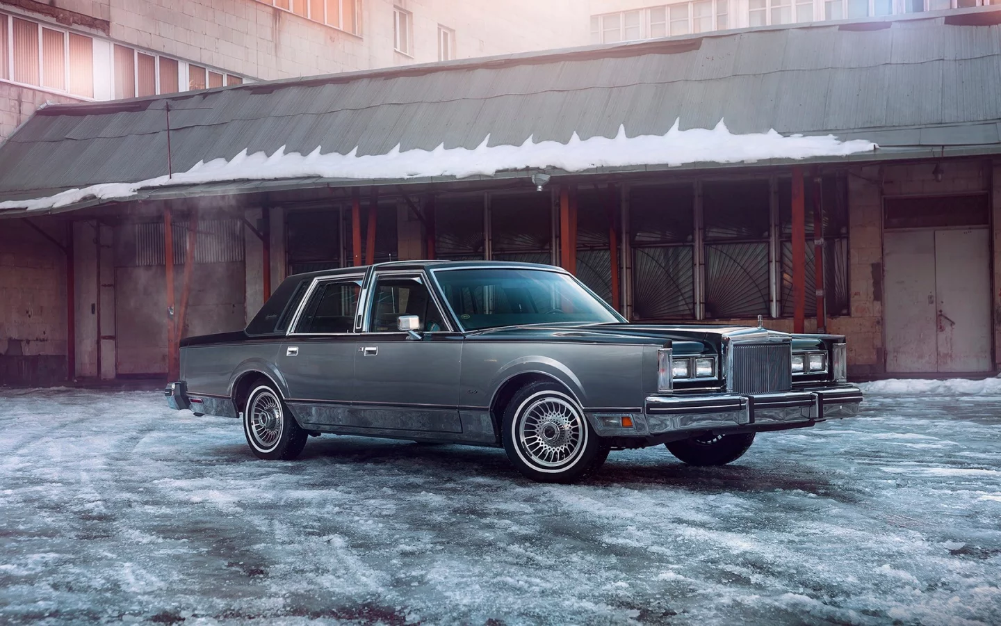 автомобиль, линкольн, 1984 года