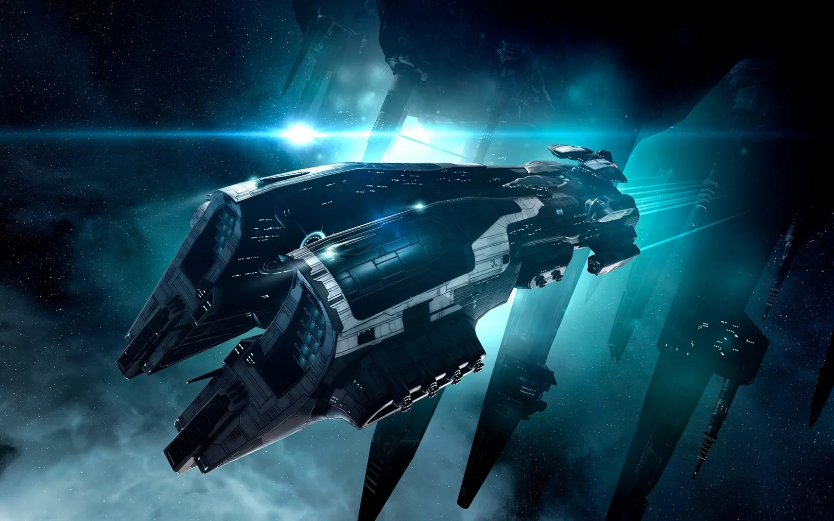 eve online, космический корабль, космос