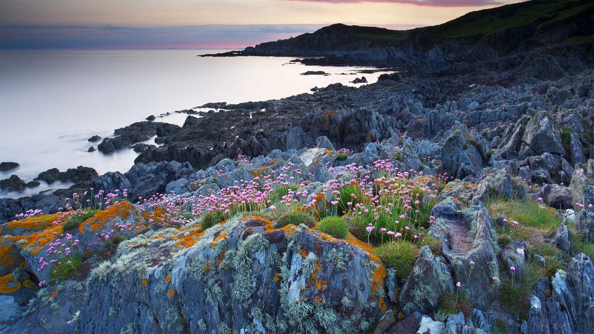 побережье, море, англия