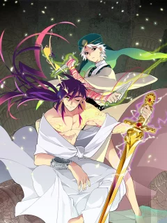 маги волшебный лабиринт, magi the labyrinth of magic, меч, парни, нож