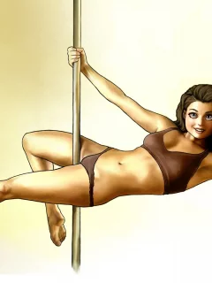 девушка, поза, секси