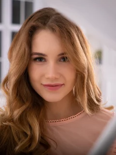 девушка, взгляд красивая