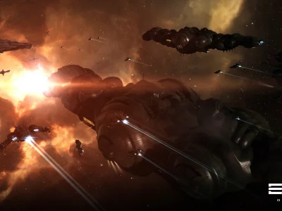 eve online, космический корабль, космос