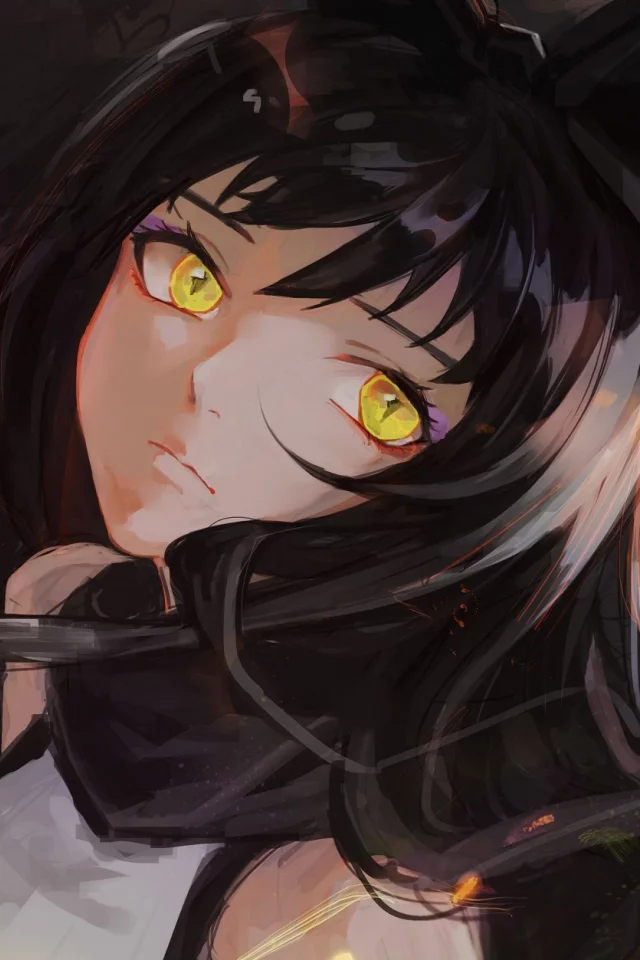 rwby, девушка, взгляд
