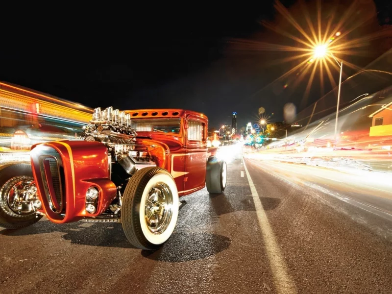 auto, hot road