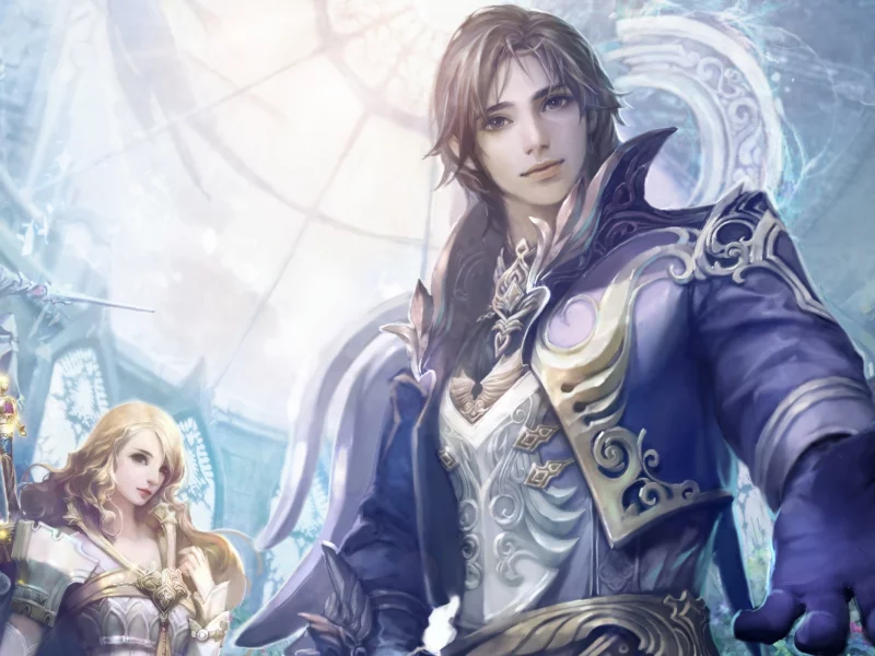 aion the tower of eternity, девушка, парень