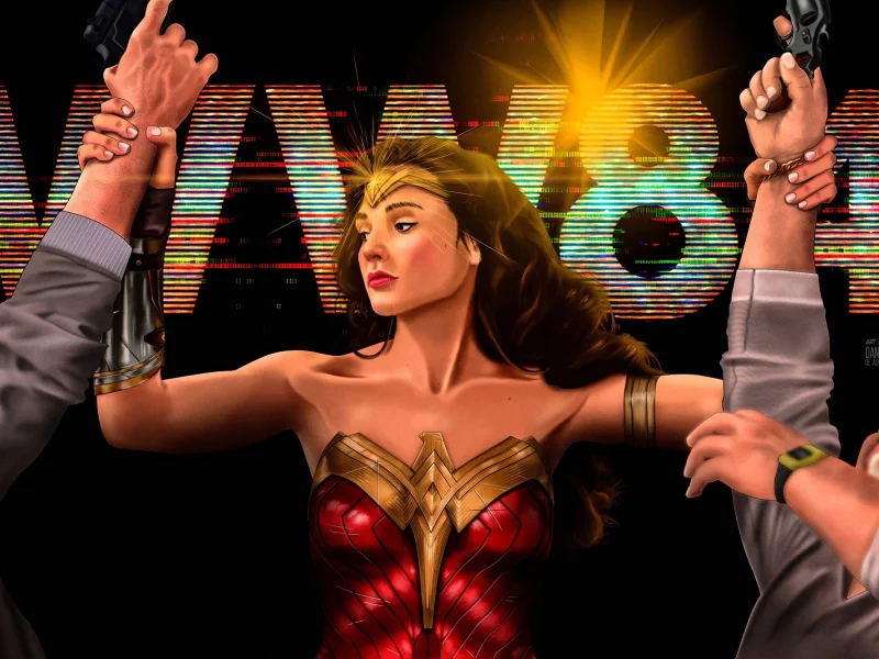 wonder woman 1984, девушка, крылья