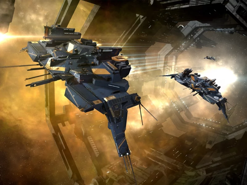eve online, космический корабль, космос