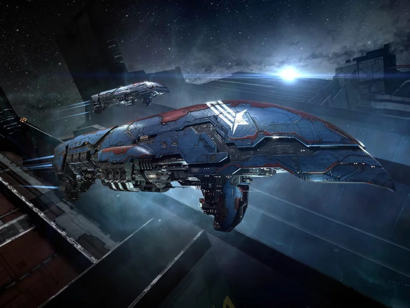 eve online, космический корабль, космос