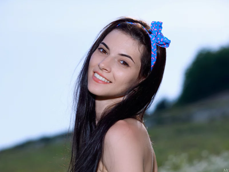 девушка, взгляд красивая