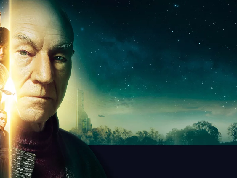 star trek picard, персонажи, ночь, звёздное небо