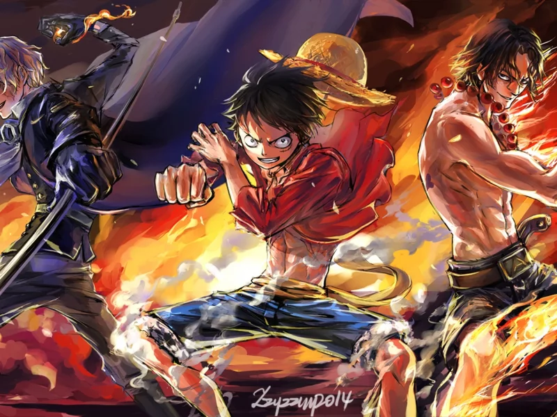 one piece, парни