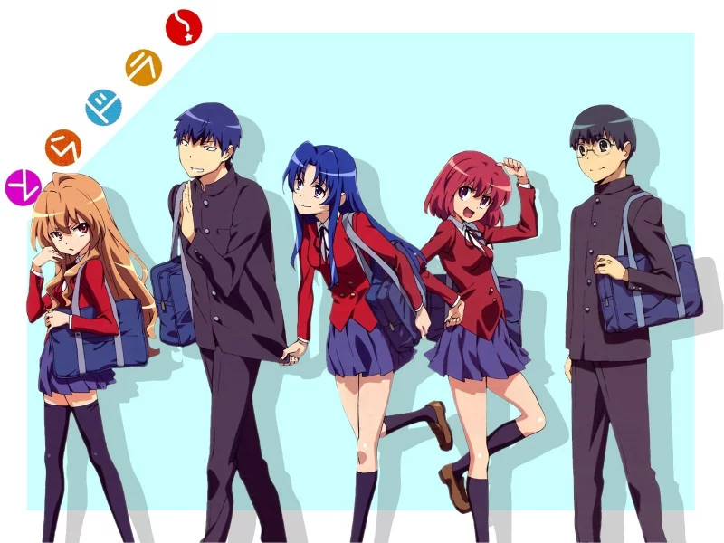 toradora, аниме