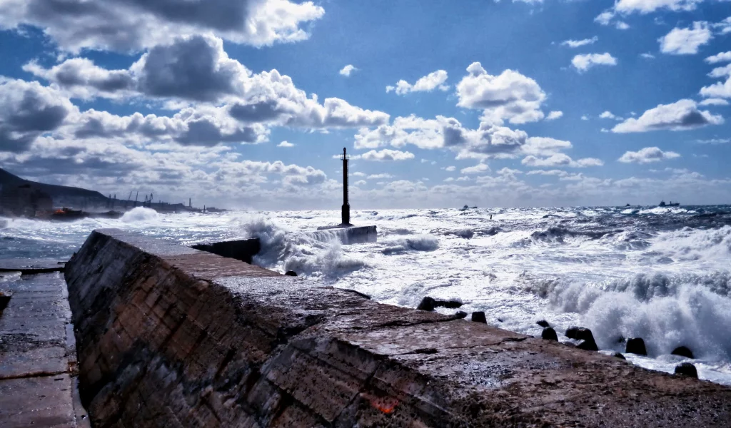 море, волны, сахалин