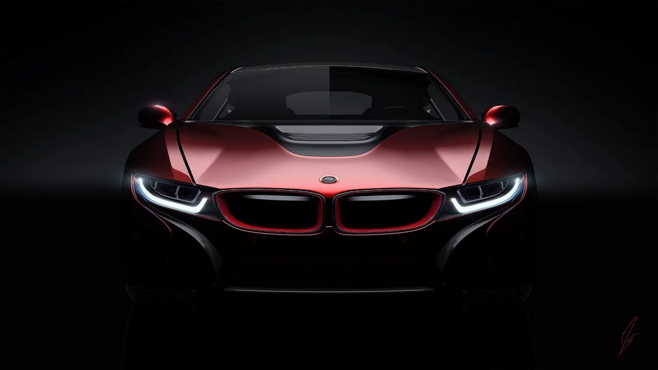 автомобиль, бмв, bmw i8, концепт